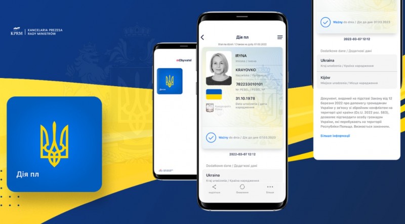 Українські біженці отримають у Польщі цифрову посвідку на проживання